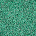 Close-up of Preciosa 11/0 Czech glass seed beads in colour-lined mint terra matte