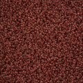 Close-up of Preciosa 11/0 Czech glass seed beads in brown colour-lined terra intensive