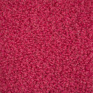 Preciosa 11/0 Seed Beads Intensive Rose C/L Terra