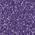 Close-up of Miyuki Delica 11/0 DB1809 cylinder beads in dyed lilac with a silk satin sheen