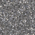 Close-up of Miyuki Delica 11/0 DB1817 cylinder beads in dyed smoke with a silk satin sheen