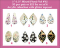 1'' to 1.5'' Florals Vol 12