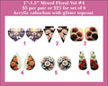 1'' to 1.5'' Florals Vol 4