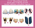 1'' to 1.5'' Florals Vol 5
