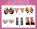 1'' to 1.5'' Florals Vol 6