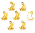 11mmx9mm Gold Little Bird