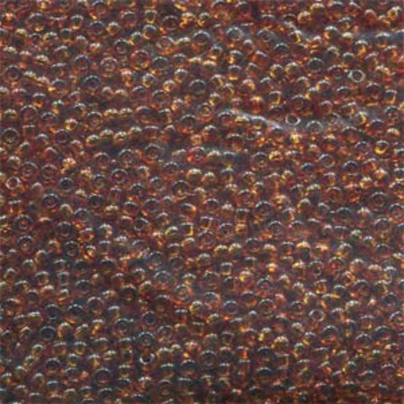 Preciosa 11/0 Seed Beads Transparent Medium Topaz