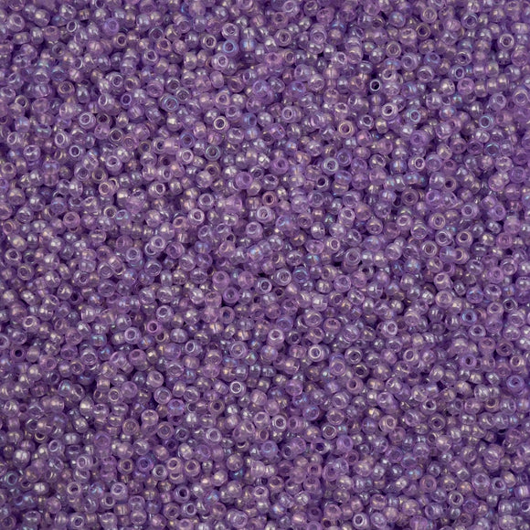 Preciosa 11/0 Seed Beads Mauve Crystal AB