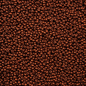 Preciosa 11/0 Seed Beads Metallic Copper