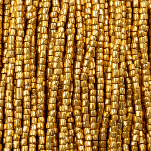 9/0 3 Cut - Metallic Light Gold