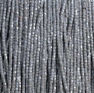 9/0 3 Cut - Opaque Luster Grey Luster
