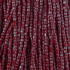 9/0 3 Cut - Opaque Luster Red