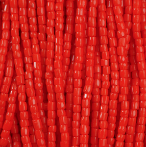 9/0 3 Cut - Opaque Orange