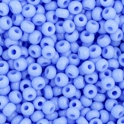 Preciosa 11/0 Seed Beads Opaque Pale Blue