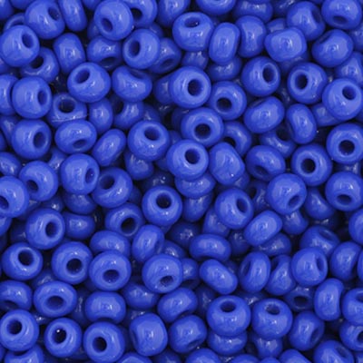 Preciosa 11/0 Seed Beads Opaque Royal Blue