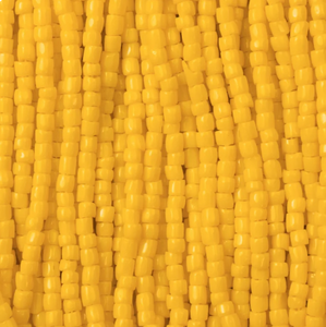 9/0 3 Cut - Opaque Yellow