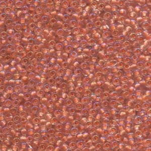 Preciosa 11/0 Seed Beads Peach Ceylon AB