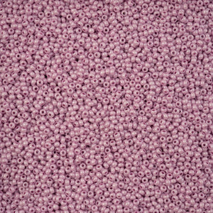 Preciosa 11/0 Seed Beads Pearl Lilac Chalk Luster Terra