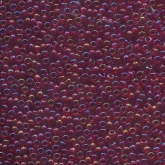 Preciosa 11/0 Seed Beads Transparent Ruby AB