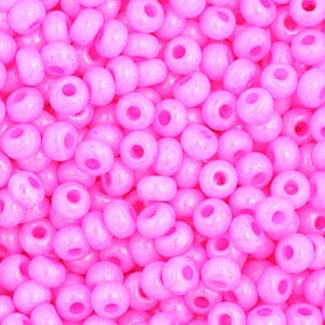 Preciosa 11/0 Seed Beads Opaque Rose Dyed