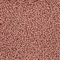 Close-up of Preciosa 11/0 Czech glass seed beads in dyed rose terra