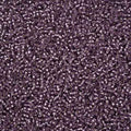 Close-up of Preciosa 11/0 Czech glass seed beads in silver-lined orchid solgel