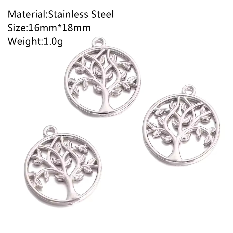 16mmx18mm Silver Tree Of Life