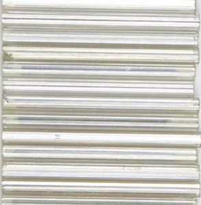 Bugle Beads 30mm - Silverlined Crystal