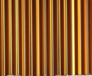 Bugle Beads 30mm - Silverlined Dark Brown