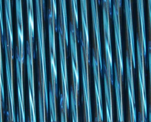 Bugle Beads 30mm - Silverlined Montana Twist