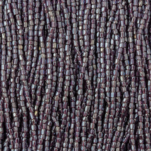 9/0 3 Cut - Transparent Dark Amethyst Luster