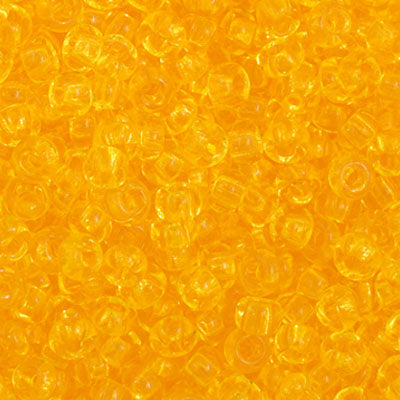 Preciosa 11/0 Seed Beads Transparent Yellow