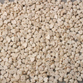 Pile of 10 x 14mm dyed howlite white heart cabochons (cabs) with natural veining
