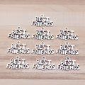 25x15mm silver Best Friends word charms