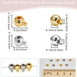 Stopper Crimps- 20pc Silver