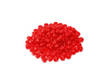 Pony Beads, 6x9mm plastic 175 pieces Red