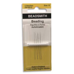 Beading Needles - Size 15 (Package of 4)